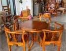 Bàn ăn gỗ óc chó 8 ghế