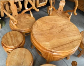 Bàn ăn tròn gỗ tự nhiên