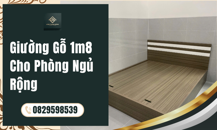 Giường Gỗ cho không gian phòng ngủ rộng