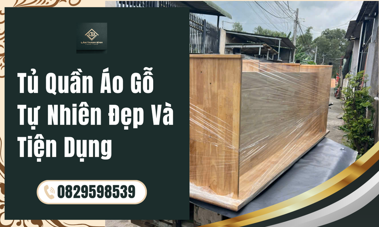 Tủ Quần Áo Gỗ Tự Nhiên Đẹp Và Tiện Dụng