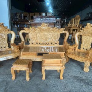 Nghệ thuật chạm khắc đỉnh cao trên Bàn Ghế Salon